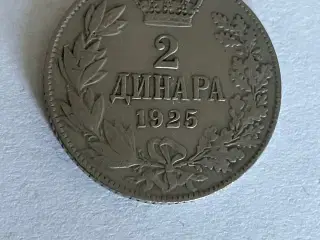 2 Dinara 1925 Yugoslavia