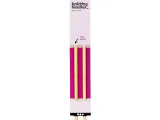 Strikkepinde, L: 35 cm, str. 8 mm, 1 par
