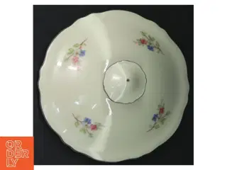 Porcelæn te-kande med blomstermotiv fra Epiag (str. 22 cm)