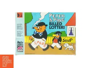Vintage Peter og Ping billedlotteri (str. 28 x 20)