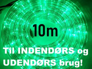 NY! 10m LED GRØN Kæde / Julelys / Lyskæde