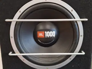 JBL CS1204B 12" subwoofer + forstærker - til bilen