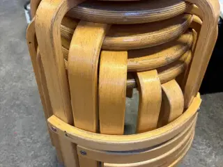 10 stk. taburetter træ