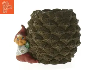 Dekorativ potte med grankogle-design fra Trip Trap (str. 9,5 cm)