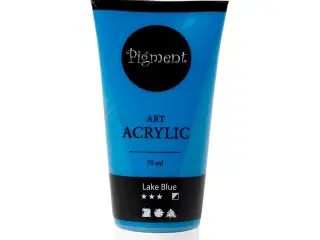 Art Akrylmaling, halvblank, halvdækkende, lake blue, 75ml/ 1 fl.