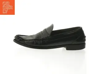 Sorte loafers til mænd (str. Længde, 30 cm)