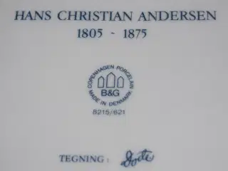 1805-1975. HC Andersen Mindeplatte