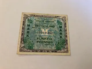 1/2 Mark Germany 1944 - Allied Military