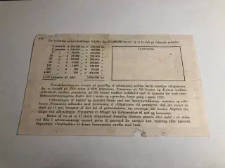 Dansk præmieobligation 1954 - 50 Kroner