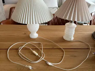 Holmegaard bordlamper i glas