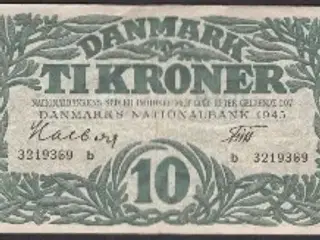 Danmark 10 Kroner 1945b