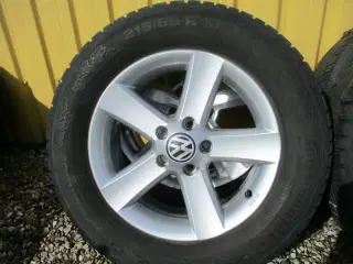16" orig. VW Borbet 5X112 ET33 215/65/16" vinterdæ
