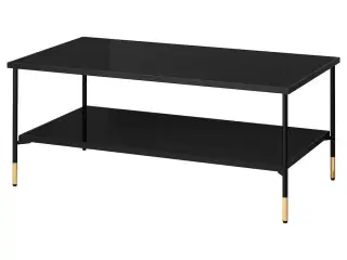IKEA Äsperöd sofabord glas/sort/messing