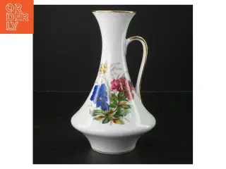 Porcelænsvase med blomstermotiv fra Bavaria (str. 20x14 cm)