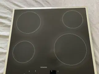 Kogeplade. 60 cm gladkeramisk