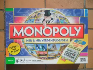 Monopoly Her & Nu verdensudgaven Brætspil og Nu