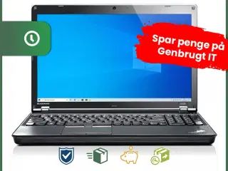 15" Lenovo ThinkPad Edge E530 - Intel i3 2328M 2,2GHz 128GB SSD 8GB Win10 Pro - Grade B - bærbar computer