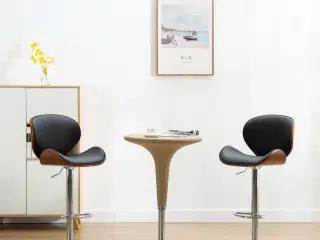 Barstol kunstlæder sort