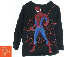Spiderman langærmet T-shirt til børn fra Marvel (str. 104)