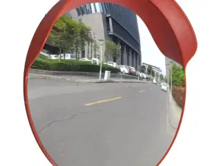 Konvekst trafikspejl PC plast orange 60 cm udendørs