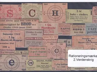 Rationeringsmærker - 2. Verdenskrig