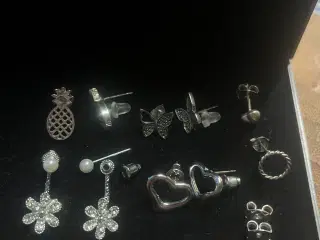 925 sterling sølv øreringe med forskellige designs