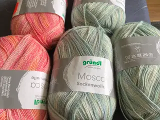 Strømpegarn 100 g nøglet