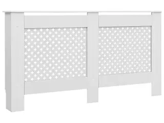 Radiatorskjuler MDF 152x19x81,5 cm hvid