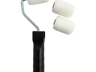 Malerruller med håndtag, B: 6 cm, 1 sæt