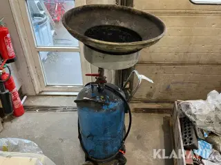 Olieopsamling Alfa bakke og beholder