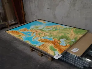 3D europakort