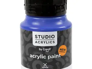 Creall Studio Akrylmaling, halvdækkende, ultramarine blue (42), 500ml/ 1 fl.