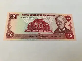 50 Cordobas Nicaragua 1985