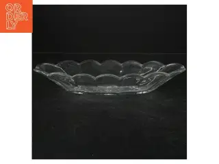 Retro Glasfad fra Krys-Tol (str. 28 cm)