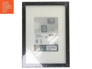 Sort billedramme fra IKEA (str. 21x30 cm)