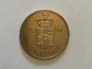 1 Krone 1986 Danmark