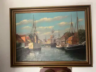 Maleri af F Svendsen