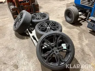 Dæk på alufælge Goodyear Eagle F1 - 4 stk