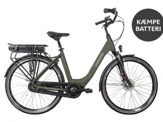 Lindebjerg 28'' Elcykel Center Long Range - Stone Grey