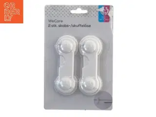Nye Skabs-/skuffelåse, 2 stk fra WeCare (str. 10 cm)