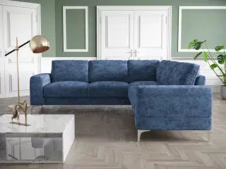 ARIADNA MAX HJØRNESOFA 250X250 BLÅ T76 HØJRE