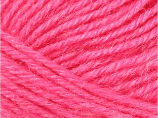 Pink Strømpegarn 200m - 75% Uld, 25% Nylon