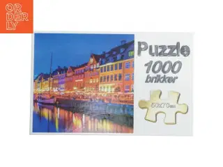 Nyhavn 1000 brikker puslespil fra 1Play (str. 1000 brikker)