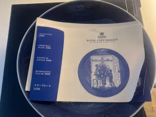 Royal copenhagen jule plate