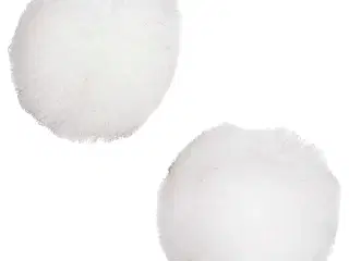 Pomponer, diam. 15 mm, hvid, 200stk./ 1 pk.