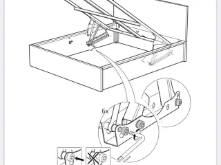 Ikea MALM seng