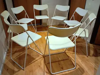 8 stk. TED klapstole fra IKEA sælges samlet 