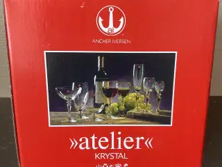 Congnac, øl, champange, snaps, Atelier Krystal