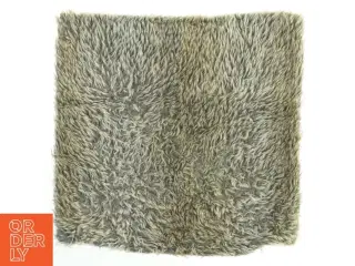 Pudebetræk med pels (str. 46x46 cm)