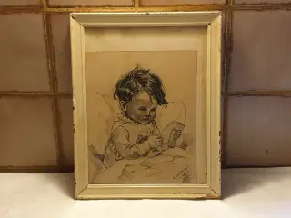 Nogen der kender denne tegning af lille dreng?